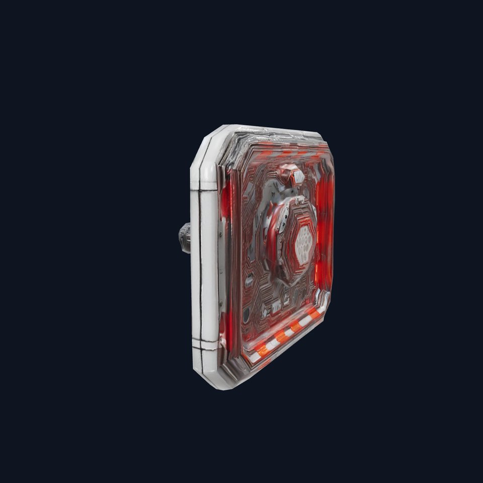 Futuristic Circuit Panel model pack